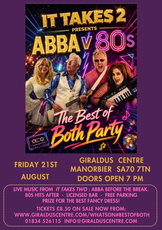 The Best of Both Party at Giraldus Centre Manorbier