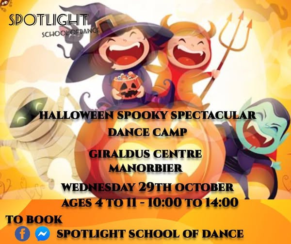 Halloween Dance Camp at Giraldus Centre Manorbier